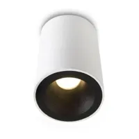 modular lighting -   montage externe lotis blanc structuré / noir modern métal